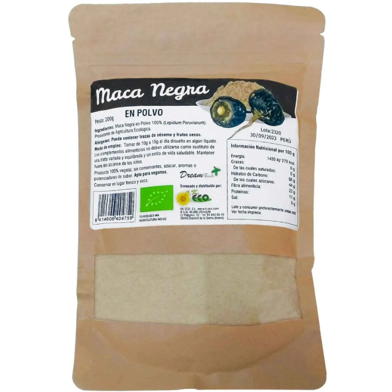 Maca Negra en Polvo - Dreamfoods Maca Negra en Polvo - Dreamfoods