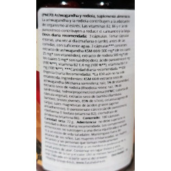 Ashwagandha & Rhodiola Complex – 180 cápsulas | Purely Nutrition